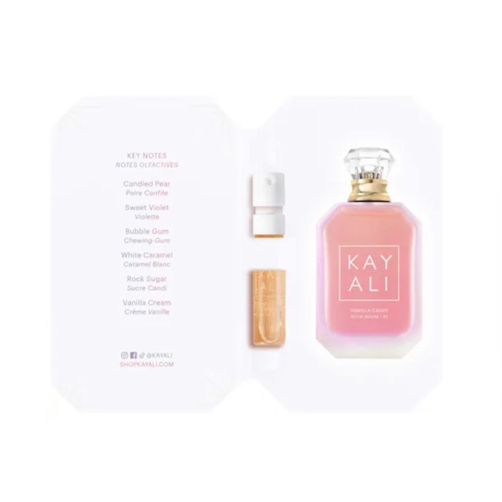 🌸KAYALI Vanilla Candy Rock Sugar 42 EDP Vial Spray Sample 1.5 mL